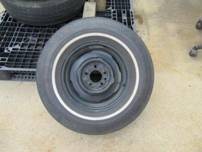 1969 Plymouth Satellite 7.35 x14 Inch Spare Tire w/ Rim- Used