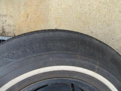 1969 Plymouth Satellite 7.35 x14 Inch Spare Tire w/ Rim- Used