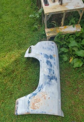 1972-80 Dodge Truck Driver's Fender Mopar Red Express Ramcharger F#388 Used