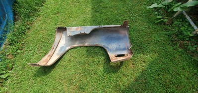 1972-80 Dodge Truck Driver's Fender Mopar Red Express Ramcharger F#388 Used