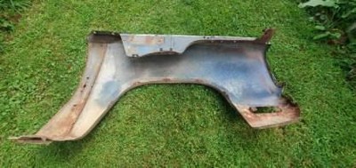 1972-80 Dodge Truck Driver's Fender Mopar Red Express Ramcharger F#388 Used