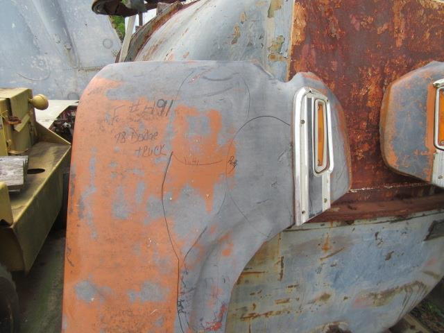 1978 Dodge Truck Passenger's Side Fender F # 491 Mopar - Used