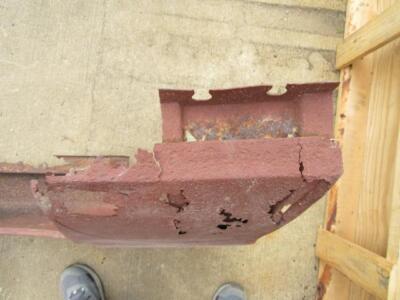 1969 Barracuda Passenger's Side Fender B-Body F # 463 Mopar Used