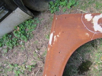 Used 1964 Dodge Driver's Side Fender F # 186 Mopar