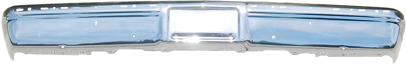 Front Bumper - w/ Impact Strip & Bumper Guard Holes - 90-91 Chevy GMC Blazer Jimmy Suburban