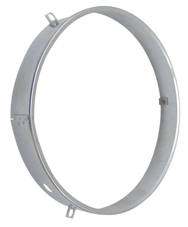 Headlight Retainer Ring - 1" Width w/ Oval Hole