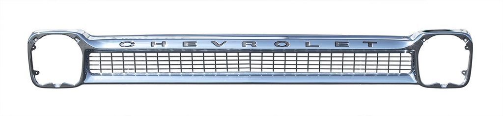 Grille Assembly - Chrome with CHEVROLET Letters - 64-66 Chevy CK Pickup