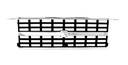 Premium Grille - OE Style w/ Emblem Mount - Chrome/Dark Gray (Dual Headlights) - 89-91 Chevy R/V 1 Ton Truck, Blazer Suburban