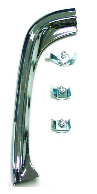 Outer Side Grille Molding - On Fender - LH - 69-72 GMC CK Truck