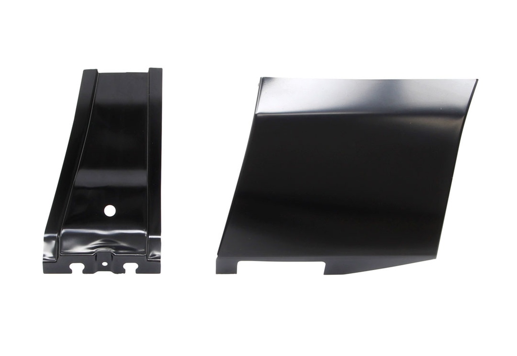 Front Fender Lower Rear Repair Panel w/ Brace - RH - 70-74 Barracuda