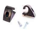 Sun Visor Retainer Clips (Black) - LH/RH Pair - 67-72 Chevy GMC C/K Truck