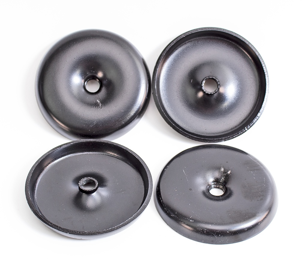 Seat Belt Anchor to Floor Pan Reinforcements (4pcs) - 62-66 Fairlane Falcon; 62-65 Galaxie; 65-69 F-Series w/ Bucket Seats