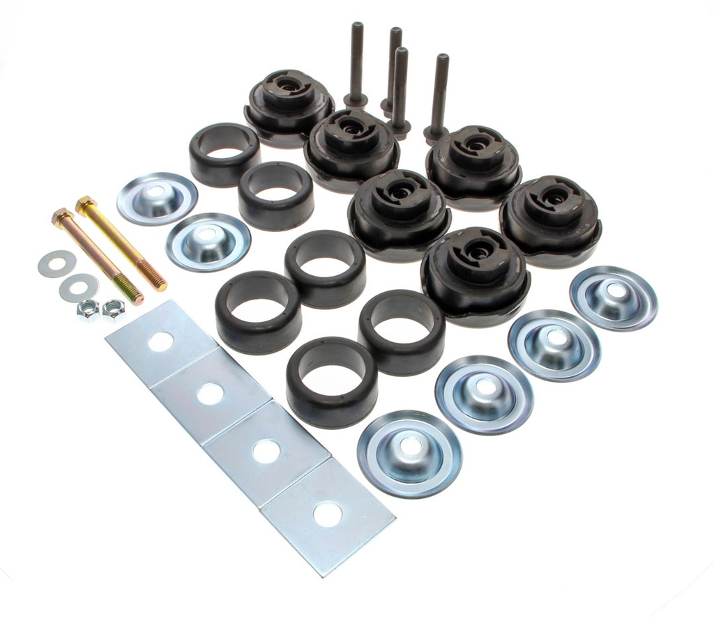 Complete Body Mounting Kit - Cab & Radiator Mounts - 84-87 Chevy GMC C/K Truck