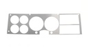 Dash Bezel Trim - Brushed Aluminum - 81-91 Chevy GMC C/K Pickup Truck Blazer Jimmy Suburban