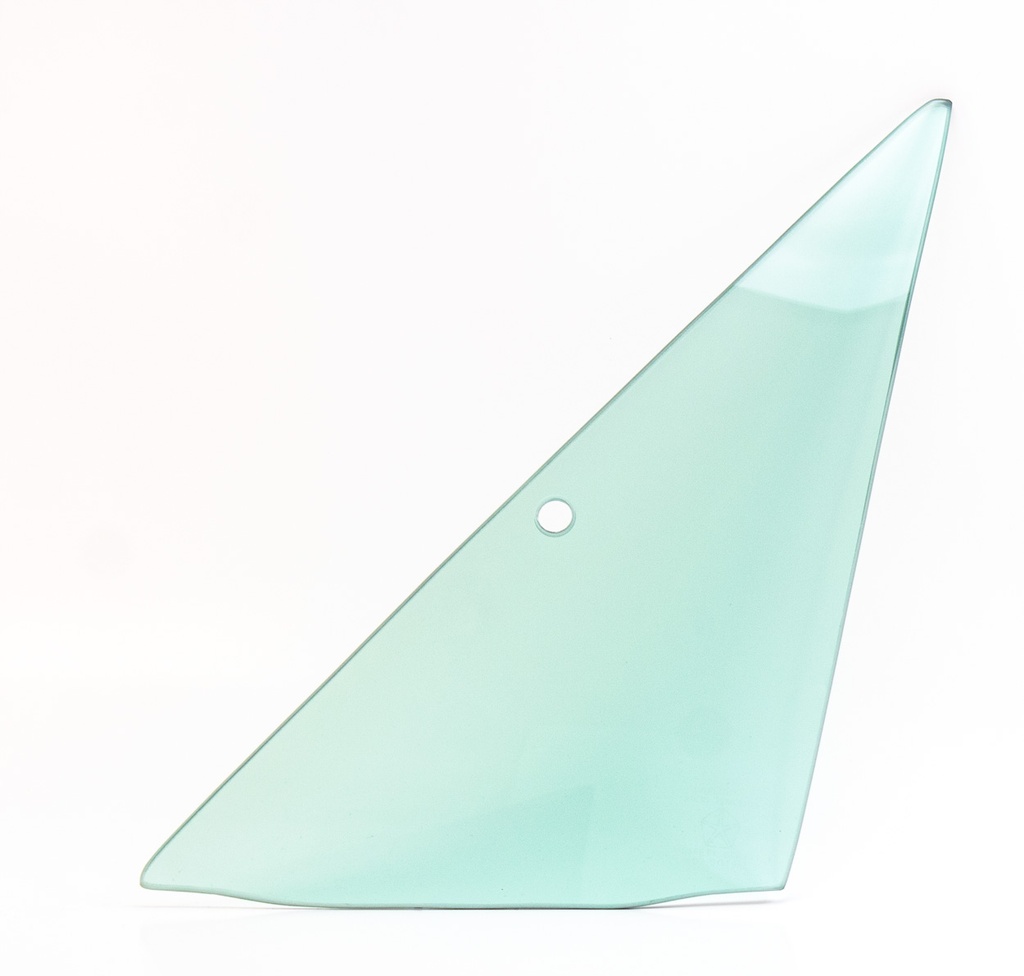 Vent Glass - Green Tint - LH - 66-67 Dodge Plymouth B-Body 2DR Hardtop, Convertible, 2/4DR Sedan & Wagon