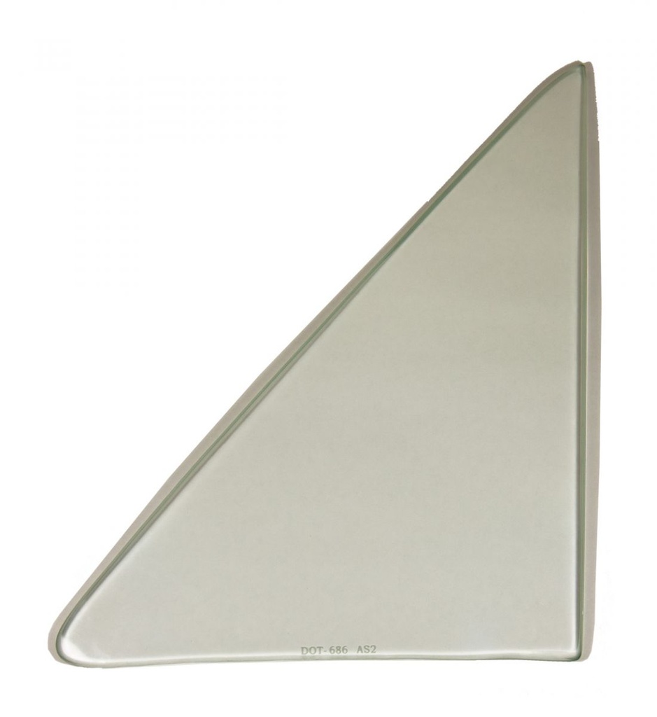 Vent Glass - Clear - LH - 68-72 GM A-Body 2DR Sedan (Post)