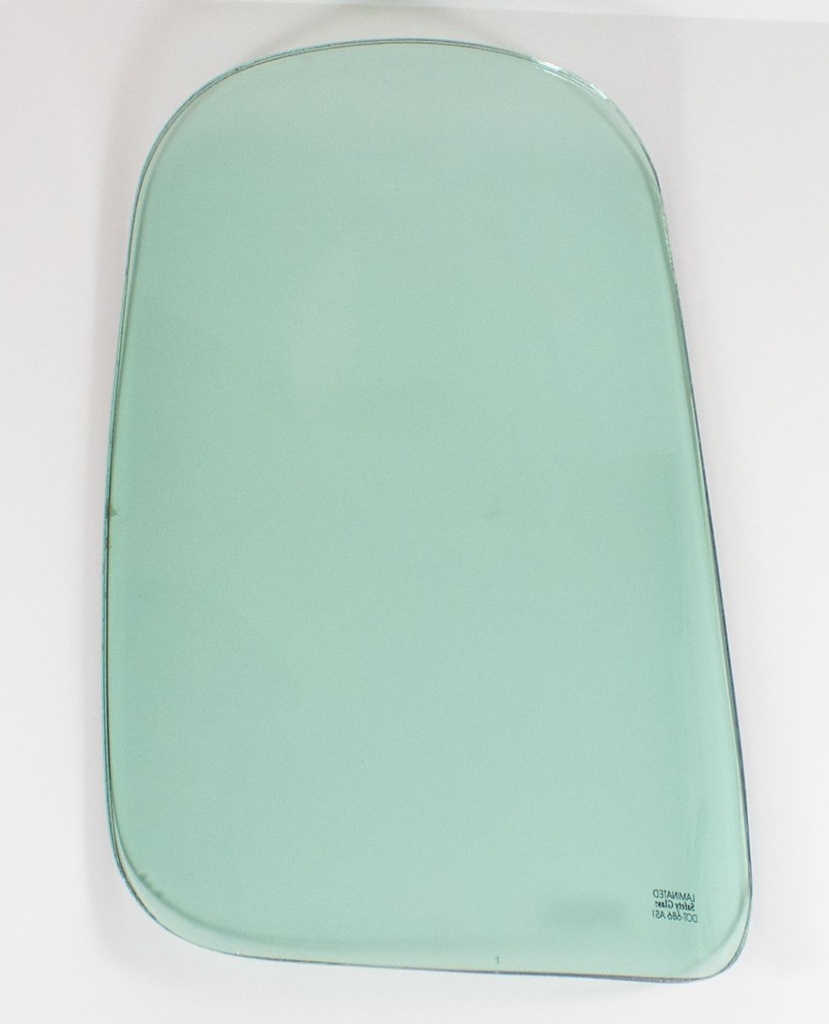 Back Glass - Corner - Green Tint - RH - 47-55 Chevy GMC Pickup ('55 1st Series)