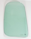 Back Glass - Corner - Green Tint - RH - 47-55 Chevy GMC Pickup ('55 1st Series)