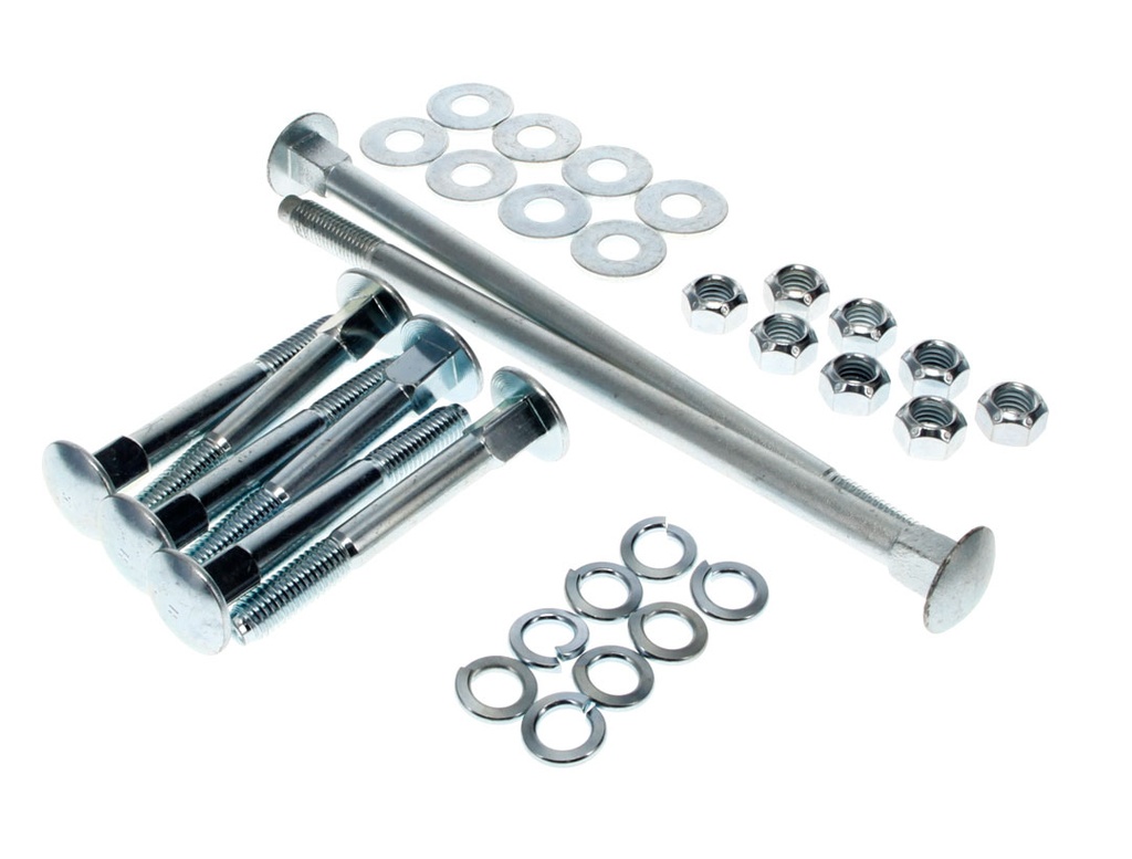 Bed to Frame Mounting Kit - 32pcs 2 Long Bolts 6 Short Bolts - 73-87 Chevy GMC C/K Squarebody Pickup Truck - Fleetside