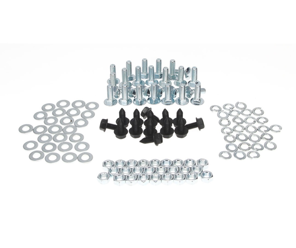 Wide Bed Wheelhouse Hardware Kit (118pcs) - 67-72 Chevy GMC C/K Fleetside Pickup; 69-72 Blazer; 70-72 Jimmy