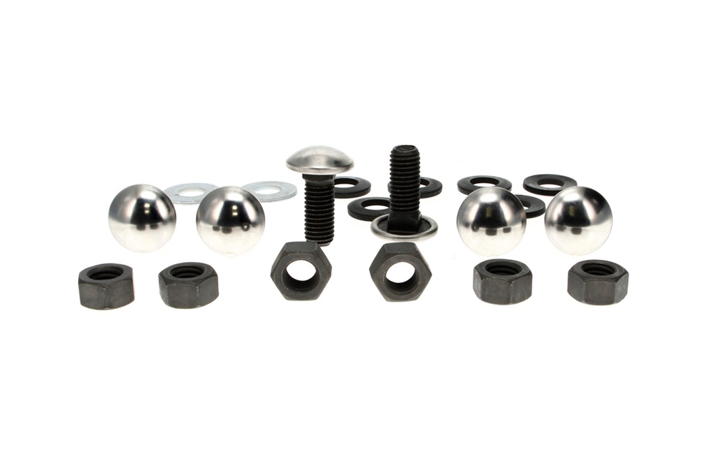 Rear Bumper Bolt Kit (20pcs) - 64-79 F100 F150 F250 F350 Styleside Pickup; 78-79 Bronco (w/o Step Bumper)