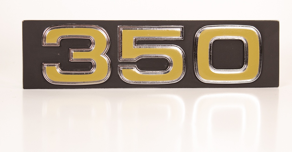 Grille Emblem - "350" - 75-76 Chevy C/K Truck Blazer Suburban