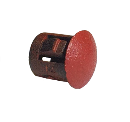 Mopar A / B Body Vent Window Regulator Access Hole Plug (Red)