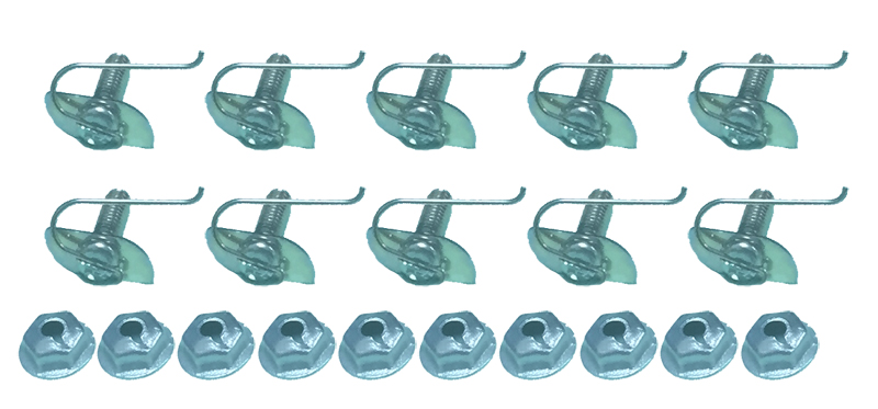 Trunk Panel Molding Clip Set - 69 Dart