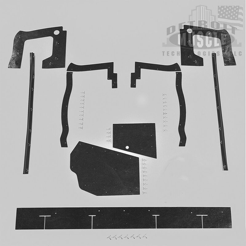 Mega Splash Shield Set (Manual Transmission) - 67 Dodge Coronet