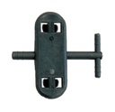 Washer Hose T Connector (Black) - 70-74 E-Body; 71-74 B-Body