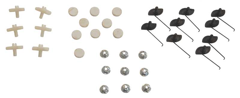 Trunk & Quarter Panel Molding Hardware Set - 71-74 Challenger
