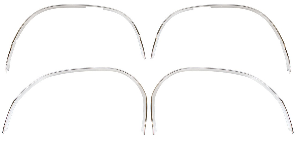 Wheel Opening Molding Set (4pcs) - 68-70 Dodge B-Body (Except Charger)