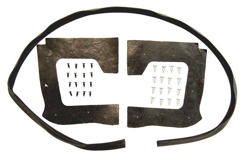 66-67 Mopar B-Body Rear Fender Shield Gasket Set