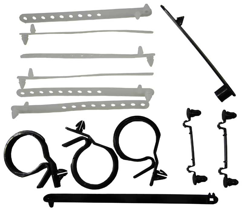 Under Hood Strap Kit - 71-74 E-Body; 71-72 B-Body