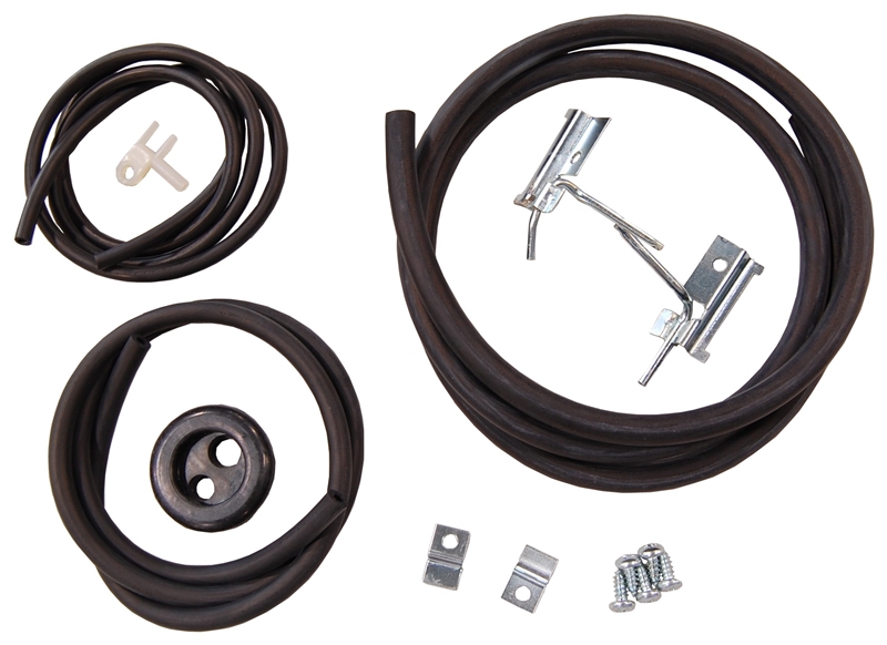 Windshield Washer Hose Kit - 67-74 Dodge Plymouth A-Body w/ Manual Pump