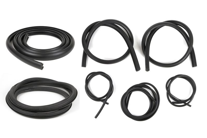 Weatherstrip Kit - Full - w/o Reveal Trim Groove - 14pcs - 54-55 Chevy GMC Truck