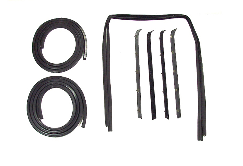 Front Door Seal Kit (8pcs) - 81-91 Chevy GMC C/K Truck; Suburban
