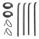 Rear Side Door Seal Kit - 8pcs - 73-91 Chevy GMC C/K Crew Cab Truck Suburban