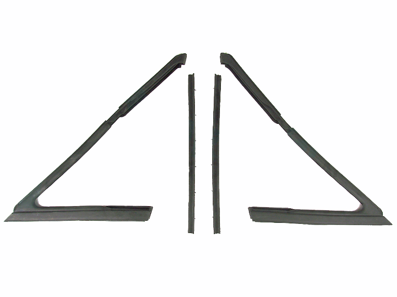 66-67 Chevelle GTO Cutlass Skylark Sedan Vent Window Weatherstrips - LH & RH (Sold as a Pair)