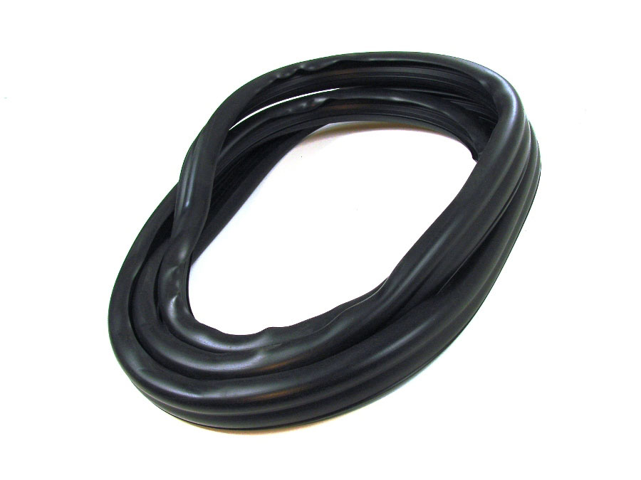 Back Glass Gasket Seal w/o Trim Groove - 53-56 Ford F100 F250 F350 (Small Back Window)