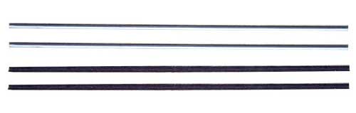 Vent Window Division Bar Channel - LH/RH Pair - 62-67 Chevy II Nova