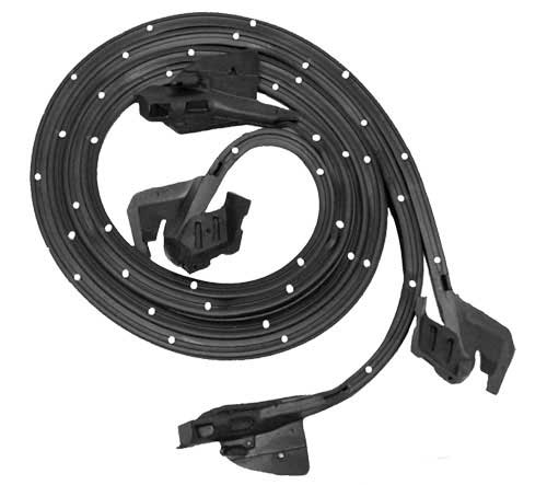 Door Weatherstrips - LH/RH Pair - 68-69 Camaro Firebird