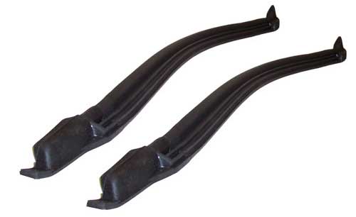 Pillar Post Weatherstrips - LH/RH Pair - 66-67 GM A-Body (Convertible)