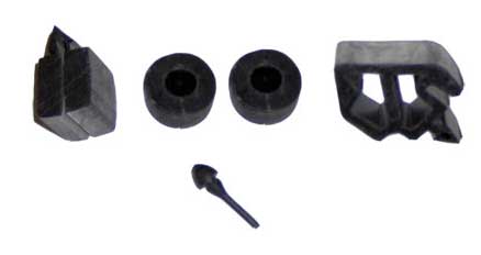 Rubber Bumper Set - 66 Chevelle El Camino