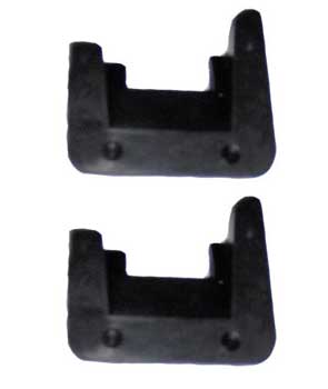 Quarter Window Seals - Rear (Over Convertible Top Hinge) - LH/RH Pair - 64-67 Chevelle GTO Skylark Cutlass