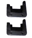 Quarter Window Seals - Rear (Over Convertible Top Hinge) - LH/RH Pair - 64-67 Chevelle GTO Skylark Cutlass