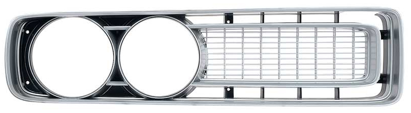 Front Grille - RH - Silver - 71 Charger