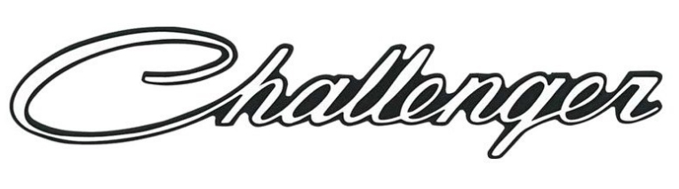 Trunk Lid, Fender & Quarter Panel Emblem - Adhesive Backed Design (Sold Each) - 70-74 Challenger