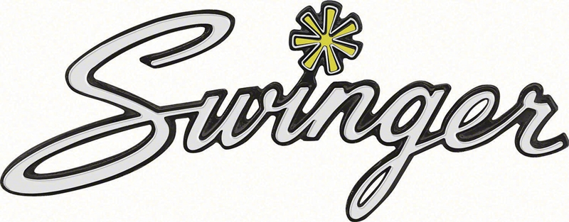 Trunk Emblem - "Swinger" - 70 Dart