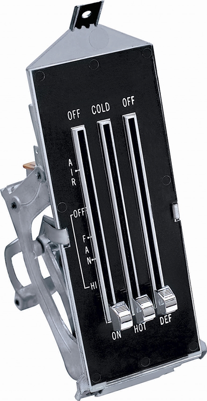 Heater Control Assembly - Models without A/C - 69 Camaro 69-74 Nova